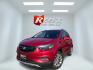 2017 Red /Black Buick Encore Essence FWD (KL4CJCSBXHB) with an 1.4L I4 DOHC 16V TURBO engine, Automatic transmission, located at 11115 Chardon Rd. , Chardon, OH, 44024, (440) 214-9705, 41.580246, -81.241943 - 2017 Buick Encore Essence FWD – Premium Compact Luxury with Leather, Heated Steering Wheel, and Excellent Efficiency! This sharp 2017 Buick Encore Essence FWD is a well-equipped upscale crossover that delivers a quiet, comfortable ride with modern features and strong fuel economy. Powered by a pe- Photo#0