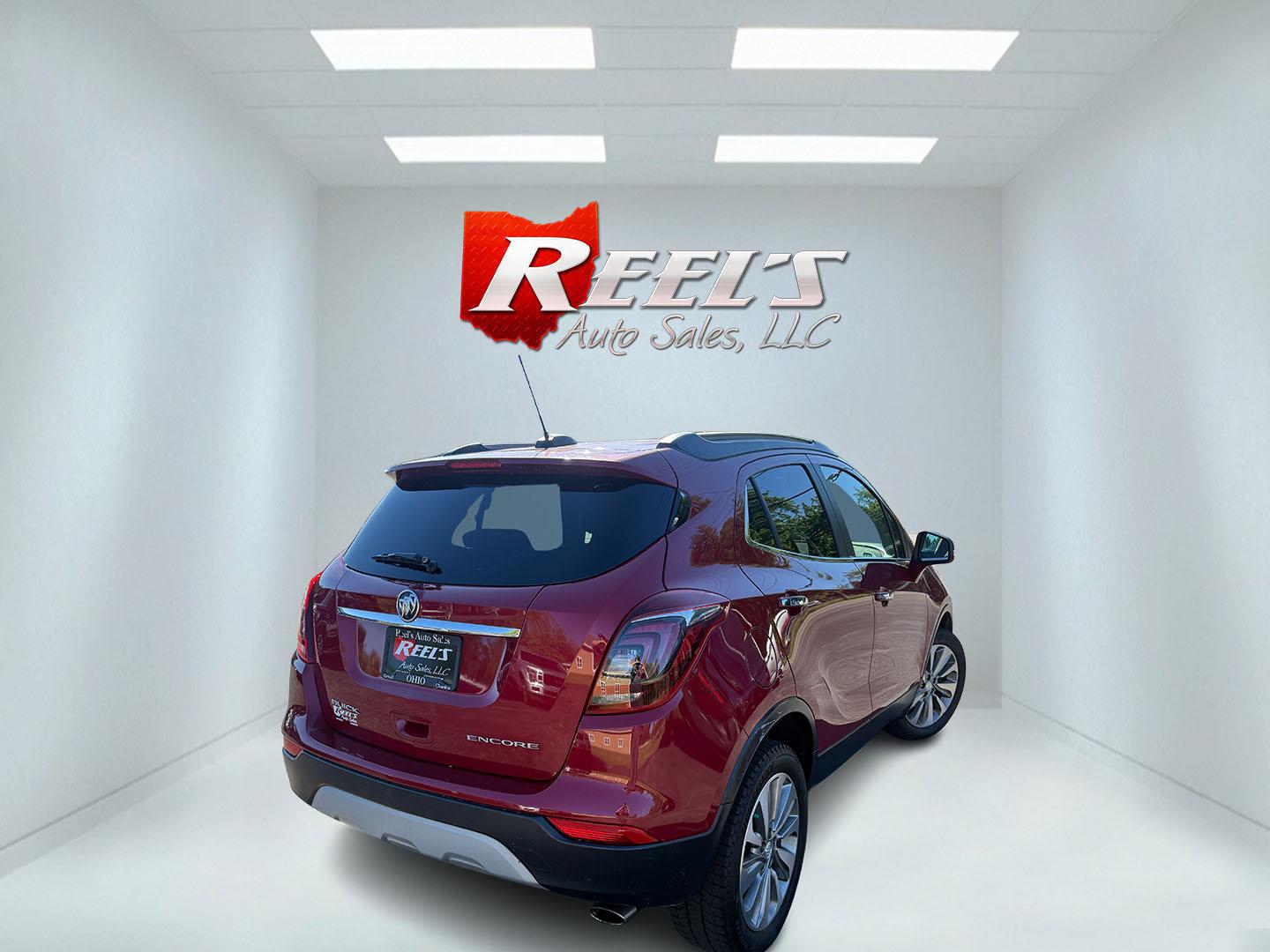 2017 Red /Black Buick Encore Essence FWD (KL4CJCSBXHB) with an 1.4L I4 DOHC 16V TURBO engine, Automatic transmission, located at 11115 Chardon Rd. , Chardon, OH, 44024, (440) 214-9705, 41.580246, -81.241943 - 2017 Buick Encore Essence FWD – Premium Compact Luxury with Leather, Heated Steering Wheel, and Excellent Efficiency! This sharp 2017 Buick Encore Essence FWD is a well-equipped upscale crossover that delivers a quiet, comfortable ride with modern features and strong fuel economy. Powered by a pe- Photo#27