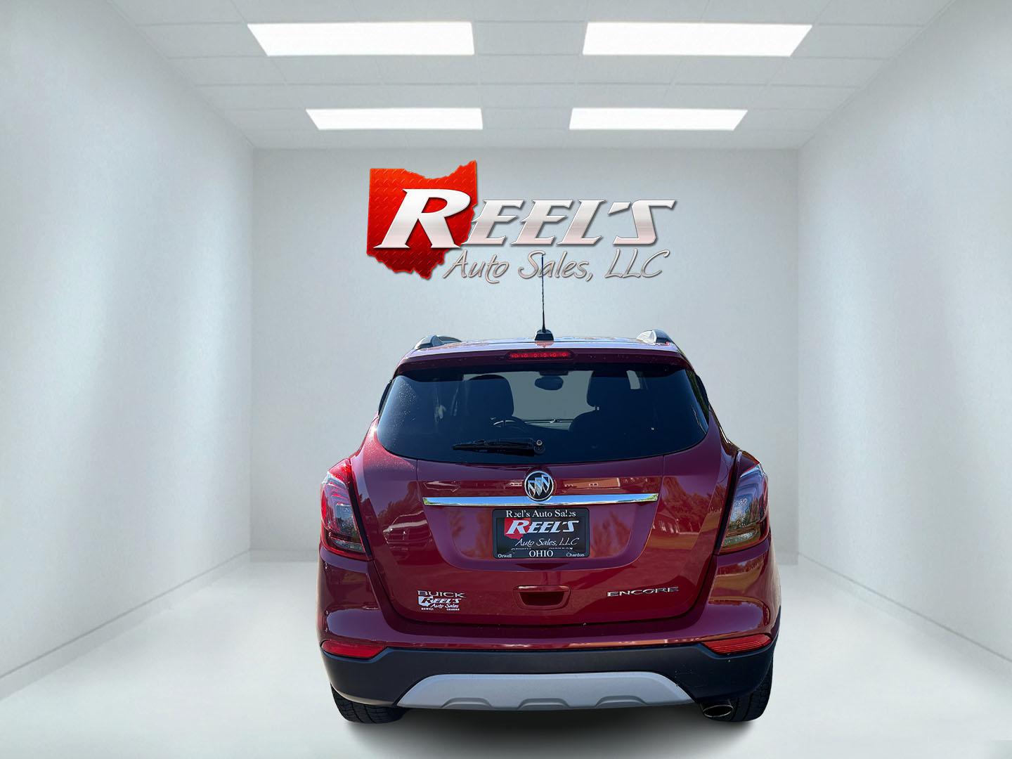 2017 Red /Black Buick Encore Essence FWD (KL4CJCSBXHB) with an 1.4L I4 DOHC 16V TURBO engine, Automatic transmission, located at 11115 Chardon Rd. , Chardon, OH, 44024, (440) 214-9705, 41.580246, -81.241943 - 2017 Buick Encore Essence FWD – Premium Compact Luxury with Leather, Heated Steering Wheel, and Excellent Efficiency! This sharp 2017 Buick Encore Essence FWD is a well-equipped upscale crossover that delivers a quiet, comfortable ride with modern features and strong fuel economy. Powered by a pe- Photo#28