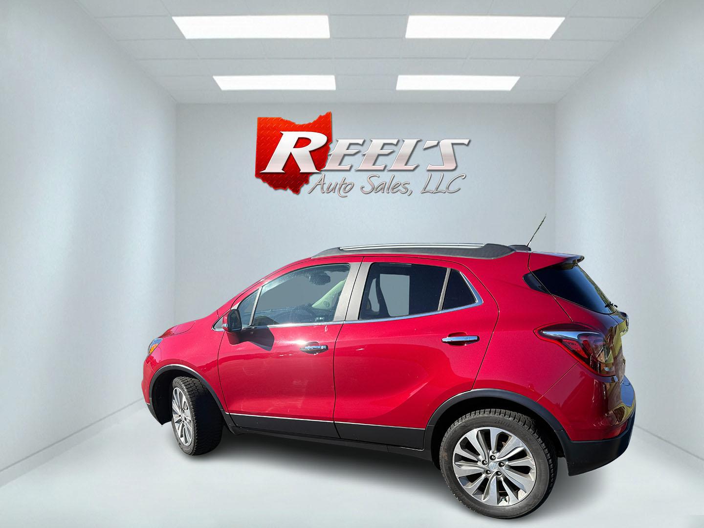 2017 Red /Black Buick Encore Essence FWD (KL4CJCSBXHB) with an 1.4L I4 DOHC 16V TURBO engine, Automatic transmission, located at 11115 Chardon Rd. , Chardon, OH, 44024, (440) 214-9705, 41.580246, -81.241943 - 2017 Buick Encore Essence FWD – Premium Compact Luxury with Leather, Heated Steering Wheel, and Excellent Efficiency! This sharp 2017 Buick Encore Essence FWD is a well-equipped upscale crossover that delivers a quiet, comfortable ride with modern features and strong fuel economy. Powered by a pe- Photo#30