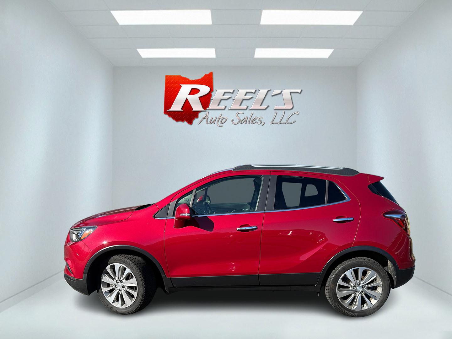 2017 Red /Black Buick Encore Essence FWD (KL4CJCSBXHB) with an 1.4L I4 DOHC 16V TURBO engine, Automatic transmission, located at 11115 Chardon Rd. , Chardon, OH, 44024, (440) 214-9705, 41.580246, -81.241943 - 2017 Buick Encore Essence FWD – Premium Compact Luxury with Leather, Heated Steering Wheel, and Excellent Efficiency! This sharp 2017 Buick Encore Essence FWD is a well-equipped upscale crossover that delivers a quiet, comfortable ride with modern features and strong fuel economy. Powered by a pe- Photo#32