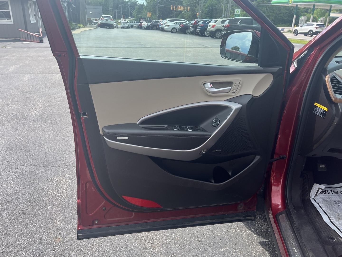 2016 Red /Beige Hyundai Santa Fe Sport 2.4 AWD (5XYZUDLB6GG) with an 2.4L I4 DOHC 16V engine, Automatic transmission, located at 547 E. Main St., Orwell, OH, 44076, (440) 437-5893, 41.535435, -80.847855 - 2016 Hyundai Santa Fe Sport Popular AWD – Loaded with Leather, Luxury Features, and All-Weather Capability! This 2016 Hyundai Santa Fe Sport Popular AWD is a well-equipped midsize SUV that offers the perfect blend of comfort, technology, and confident performance. Powered by a smooth 2.4L GDI I4- Photo#15