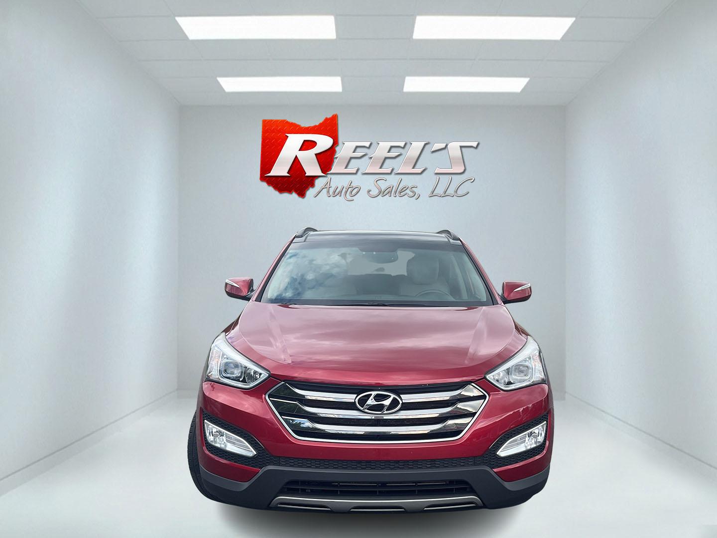 2016 Red /Beige Hyundai Santa Fe Sport 2.4 AWD (5XYZUDLB6GG) with an 2.4L I4 DOHC 16V engine, Automatic transmission, located at 547 E. Main St., Orwell, OH, 44076, (440) 437-5893, 41.535435, -80.847855 - 2016 Hyundai Santa Fe Sport Popular AWD – Loaded with Leather, Luxury Features, and All-Weather Capability! This 2016 Hyundai Santa Fe Sport Popular AWD is a well-equipped midsize SUV that offers the perfect blend of comfort, technology, and confident performance. Powered by a smooth 2.4L GDI I4- Photo#1