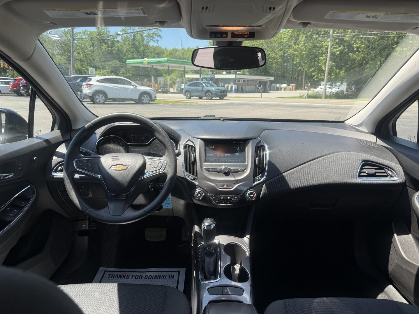 2018 Black /Black Chevrolet Cruze LT Auto (1G1BE5SM2J7) with an 1.4L I4 DOHC 16V TURBO engine, Automatic transmission, located at 547 E. Main St., Orwell, OH, 44076, (440) 437-5893, 41.535435, -80.847855 - 2018 Chevrolet Cruze LT – Turbo Efficiency, Modern Tech, and Outstanding Fuel Economy! This clean 2018 Chevrolet Cruze LT is a sharp, fuel-efficient compact sedan that delivers great performance without sacrificing savings at the pump. Powered by a responsive 1.4L Turbocharged EcoTec engine paire- Photo#20