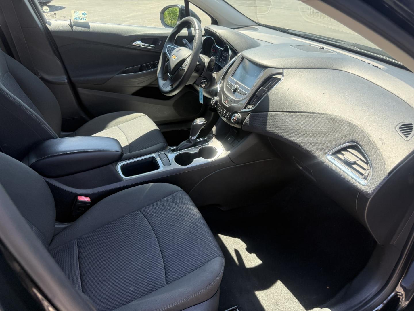 2018 Black /Black Chevrolet Cruze LT Auto (1G1BE5SM2J7) with an 1.4L I4 DOHC 16V TURBO engine, Automatic transmission, located at 547 E. Main St., Orwell, OH, 44076, (440) 437-5893, 41.535435, -80.847855 - 2018 Chevrolet Cruze LT – Turbo Efficiency, Modern Tech, and Outstanding Fuel Economy! This clean 2018 Chevrolet Cruze LT is a sharp, fuel-efficient compact sedan that delivers great performance without sacrificing savings at the pump. Powered by a responsive 1.4L Turbocharged EcoTec engine paire- Photo#34