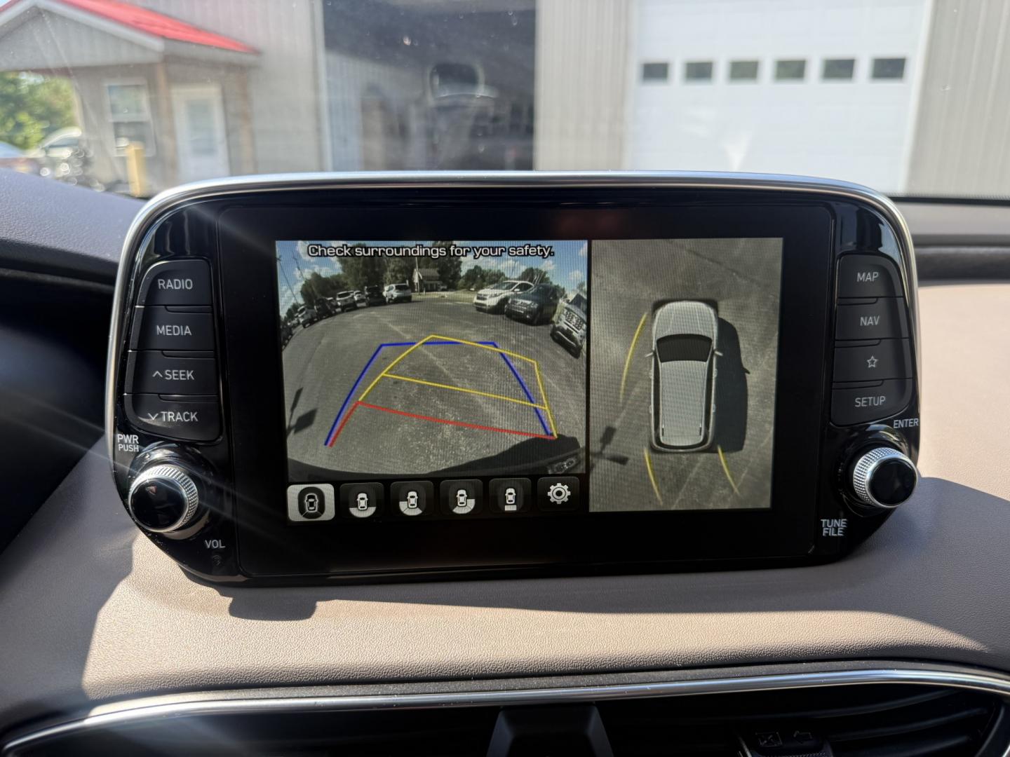 2020 Gray /Gray Hyundai Santa Fe Limited 2.4 AWD (5NMS5CAD6LH) with an 2.4L I4 DOHC 16V engine, Automatic transmission, located at 547 E. Main St., Orwell, OH, 44076, (440) 437-5893, 41.535435, -80.847855 - 2020 Hyundai Santa Fe Limited AWD – Top-Tier Luxury with Leather, Panoramic Moonroof, and Premium Infinity Sound! This 2020 Hyundai Santa Fe Limited AWD is a loaded midsize SUV that offers premium comfort, advanced technology, and confident all-weather performance. Powered by a smooth 2.4L I4 GDI- Photo#17