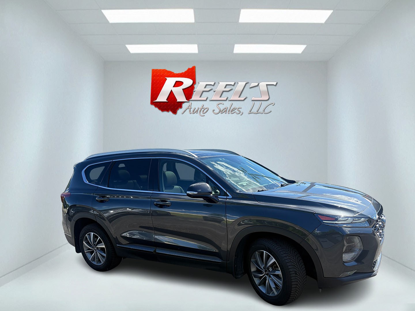 2020 Gray /Gray Hyundai Santa Fe Limited 2.4 AWD (5NMS5CAD6LH) with an 2.4L I4 DOHC 16V engine, Automatic transmission, located at 547 E. Main St., Orwell, OH, 44076, (440) 437-5893, 41.535435, -80.847855 - 2020 Hyundai Santa Fe Limited AWD – Top-Tier Luxury with Leather, Panoramic Moonroof, and Premium Infinity Sound! This 2020 Hyundai Santa Fe Limited AWD is a loaded midsize SUV that offers premium comfort, advanced technology, and confident all-weather performance. Powered by a smooth 2.4L I4 GDI- Photo#3