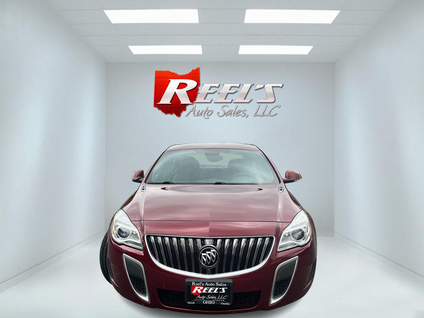 2016 Red /Black Buick Regal GS (2G4GU5GX1G9) with an 2.0L I4 DOHC 16V TURBO engine, Automatic transmission, located at 11115 Chardon Rd. , Chardon, OH, 44024, (440) 214-9705, 41.580246, -81.241943 - 2016 Buick Regal GS – Sporty Turbo Performance with Premium Features and Aggressive Styling! This 2016 Buick Regal GS is a sharp, performance-oriented sedan that delivers strong acceleration and upscale comfort in one sleek package. Powered by a responsive 2.0L Turbocharged EcoTec I4 engine paire- Photo#1