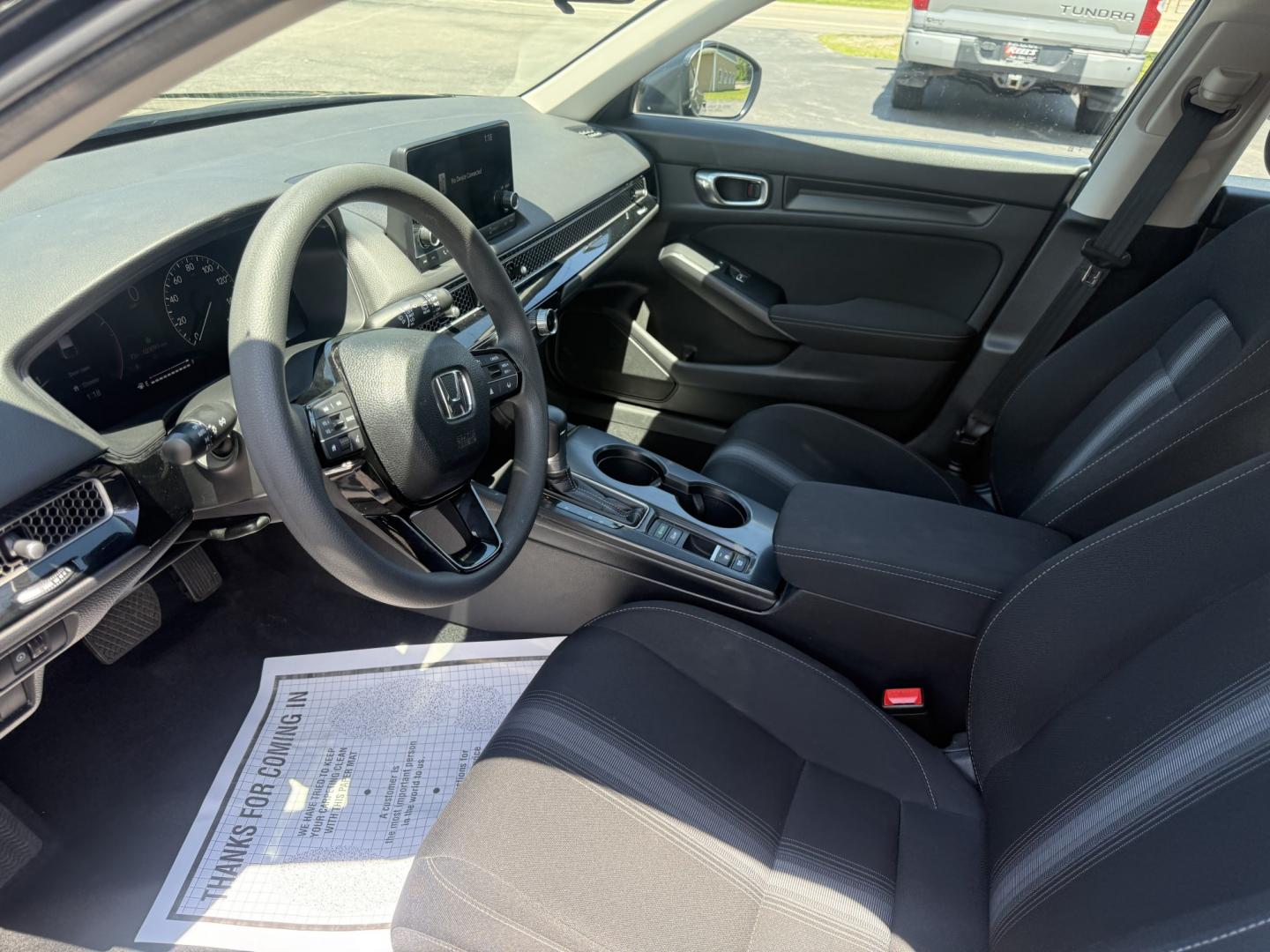 2024 Black /Black Honda Civic LX Hatchback (19XFL2H54RE) with an 2.0L I4 DOHC 16V engine, Automatic transmission, located at 547 E. Main St., Orwell, OH, 44076, (440) 437-5893, 41.535435, -80.847855 - 2024 Honda Civic LX Hatchback – Efficient, Reliable, and Loaded with Modern Safety Features! This 2024 Honda Civic LX Hatchback is a sharp, practical, and fuel-efficient choice that delivers Honda’s legendary reliability in a versatile and modern package. Powered by a smooth 2.0L Earth Dreams I- Photo#7