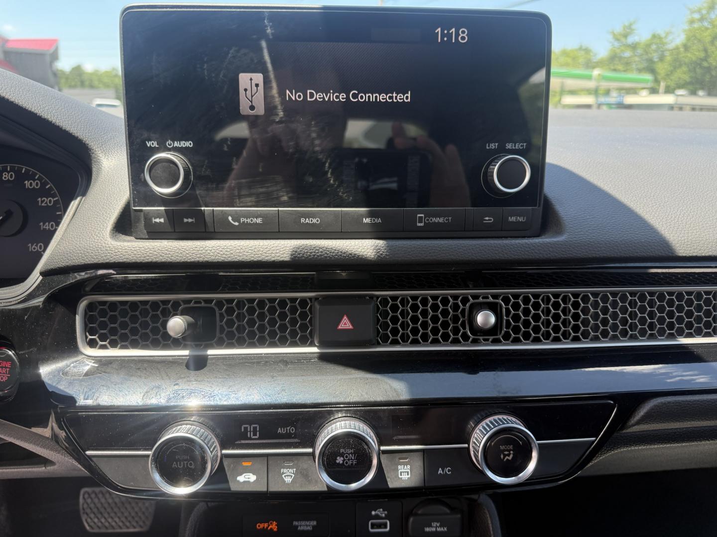 2024 Black /Black Honda Civic LX Hatchback (19XFL2H54RE) with an 2.0L I4 DOHC 16V engine, Automatic transmission, located at 547 E. Main St., Orwell, OH, 44076, (440) 437-5893, 41.535435, -80.847855 - 2024 Honda Civic LX Hatchback – Efficient, Reliable, and Loaded with Modern Safety Features! This 2024 Honda Civic LX Hatchback is a sharp, practical, and fuel-efficient choice that delivers Honda’s legendary reliability in a versatile and modern package. Powered by a smooth 2.0L Earth Dreams I- Photo#13