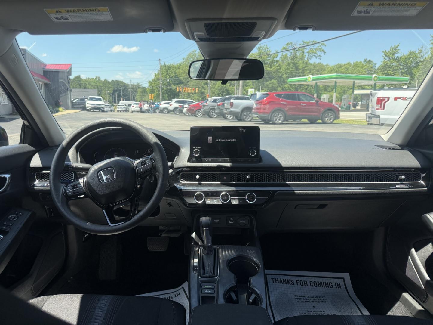 2024 Black /Black Honda Civic LX Hatchback (19XFL2H54RE) with an 2.0L I4 DOHC 16V engine, Automatic transmission, located at 547 E. Main St., Orwell, OH, 44076, (440) 437-5893, 41.535435, -80.847855 - 2024 Honda Civic LX Hatchback – Efficient, Reliable, and Loaded with Modern Safety Features! This 2024 Honda Civic LX Hatchback is a sharp, practical, and fuel-efficient choice that delivers Honda’s legendary reliability in a versatile and modern package. Powered by a smooth 2.0L Earth Dreams I- Photo#18