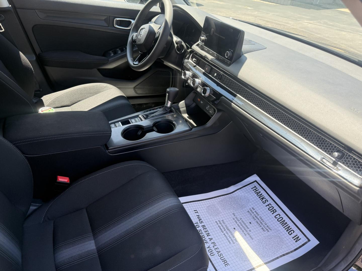 2024 Black /Black Honda Civic LX Hatchback (19XFL2H54RE) with an 2.0L I4 DOHC 16V engine, Automatic transmission, located at 547 E. Main St., Orwell, OH, 44076, (440) 437-5893, 41.535435, -80.847855 - 2024 Honda Civic LX Hatchback – Efficient, Reliable, and Loaded with Modern Safety Features! This 2024 Honda Civic LX Hatchback is a sharp, practical, and fuel-efficient choice that delivers Honda’s legendary reliability in a versatile and modern package. Powered by a smooth 2.0L Earth Dreams I- Photo#32