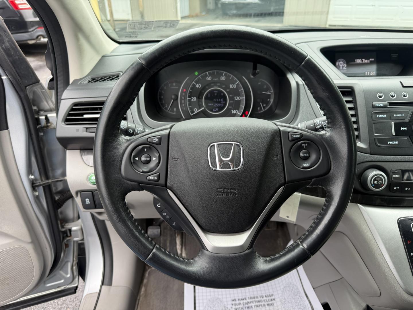 2014 Silver /Gray Honda CR-V EX-L 4WD 5-Speed AT (2HKRM4H71EH) with an 2.4L I4 DOHC 16V engine, Automatic transmission, located at 547 E. Main St., Orwell, OH, 44076, (440) 437-5893, 41.535435, -80.847855 - 2014 Honda CR-V EX-L 4WD – Premium Compact SUV with Fresh Service and Honda Reliability! This 2014 Honda CR-V EX-L 4WD is a clean, well-maintained compact SUV that offers upscale comfort and proven all-weather capability. Powered by a smooth 2.4L I4 engine paired with a durable 5-speed automatic- Photo#11