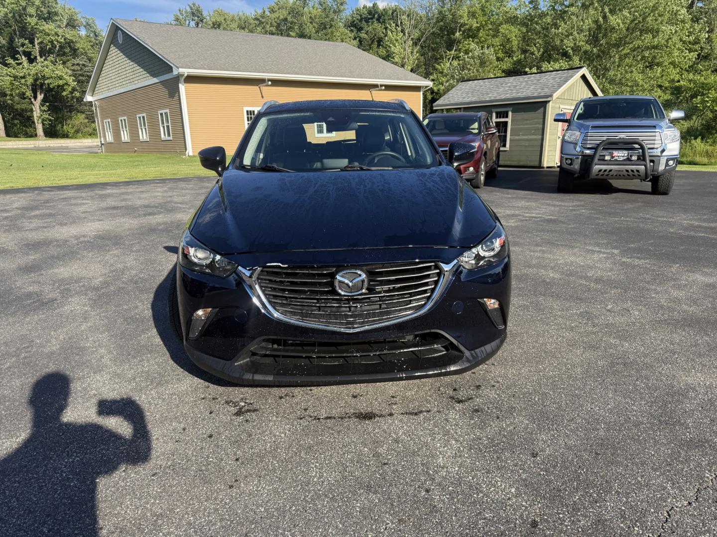 2018 Blue /Black Mazda CX-3 Touring AWD (JM1DKFC7XJ0) with an 2.0L I4 DOHC 16V engine, Automatic transmission, located at 11115 Chardon Rd. , Chardon, OH, 44024, (440) 214-9705, 41.580246, -81.241943 - 2018 Mazda CX-3 Touring AWD – Sporty, Efficient, and Premium Compact Crossover! This 2018 Mazda CX-3 Touring AWD is a fun-to-drive and stylish compact SUV that offers a great mix of performance, comfort, and efficiency. Powered by a responsive 2.5L I4 engine paired with a smooth 6-speed automatic- Photo#1