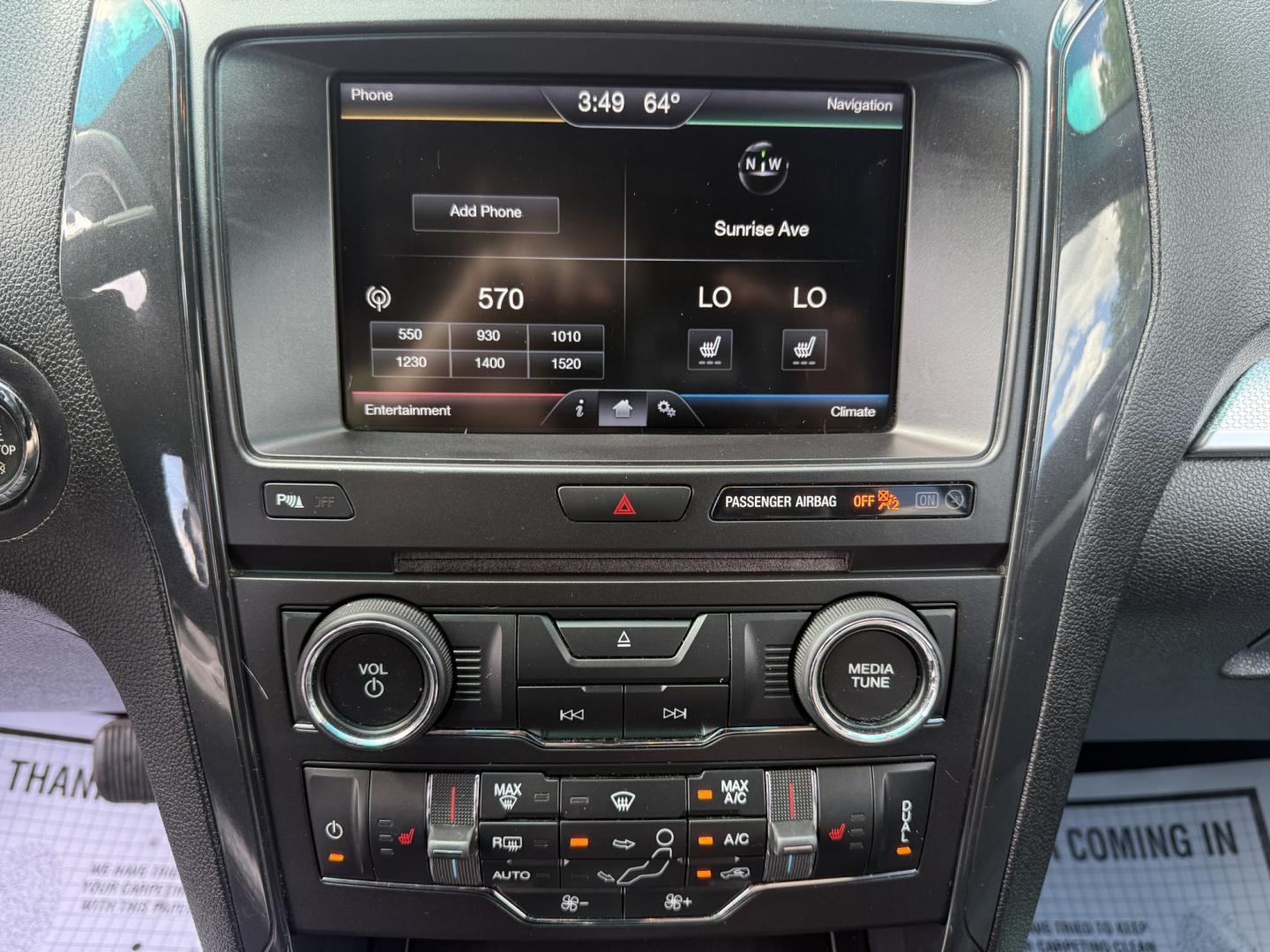 2016 Silver /Black Ford Explorer XLT 4WD (1FM5K8D86GG) with an 3.5L V6 DOHC 24V engine, 6-Speed Automatic transmission, located at 547 E. Main St., Orwell, OH, 44076, (440) 437-5893, 41.535435, -80.847855 - 2016 Ford Explorer XLT 4WD – Loaded Family SUV with Leather, Captain’s Chairs, and Fresh Service! This 2016 Ford Explorer XLT 4WD is a spacious and capable midsize SUV that’s ready for family adventures or daily driving. Powered by a strong 3.5L V6 engine paired with a smooth 6-speed automati- Photo#13