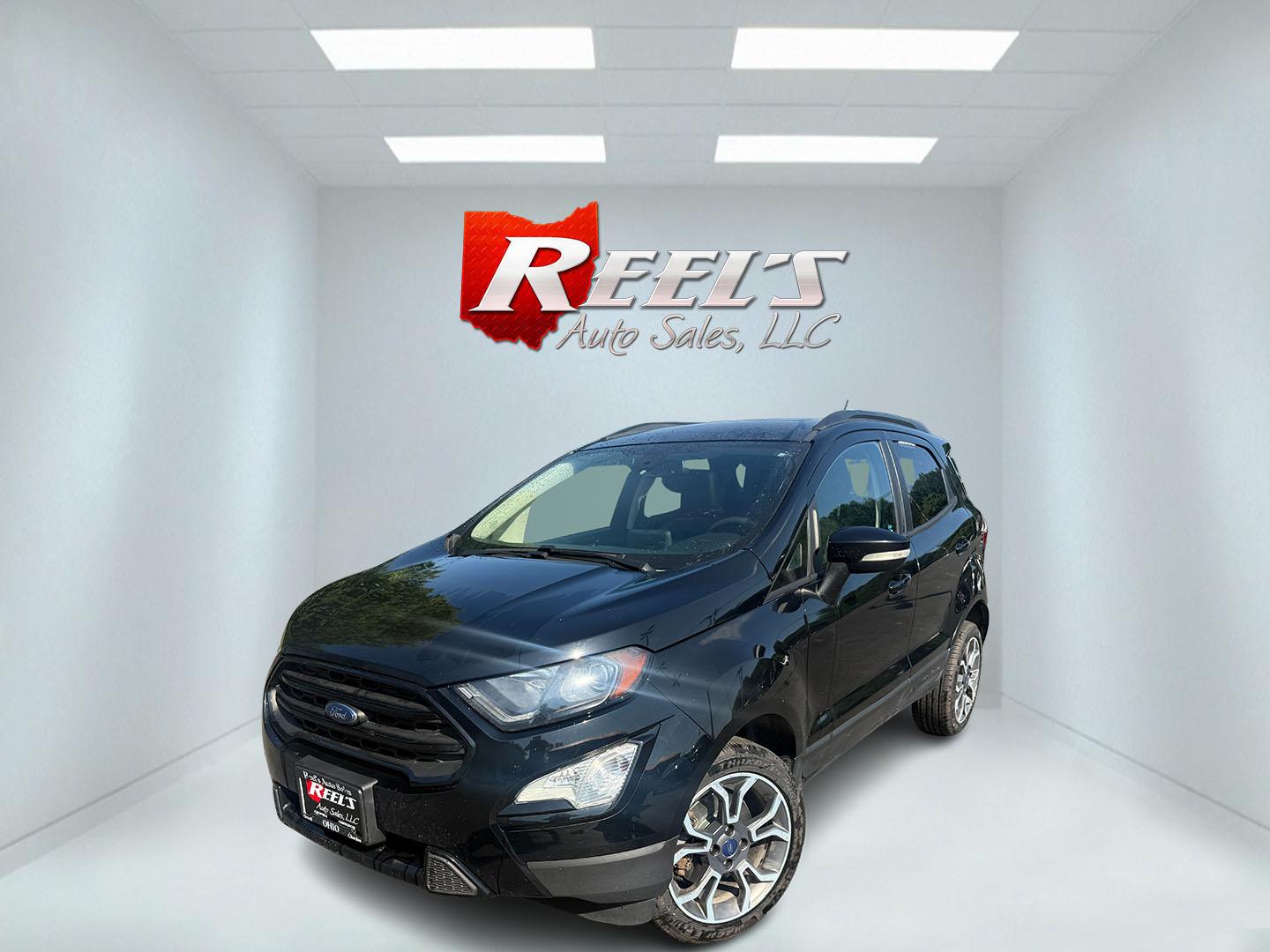 2020 Black /Black Ford EcoSport SES AWD (MAJ6S3JL4LC) with an 2.0L I4 DOHC 16V engine, Automatic transmission, located at 547 E. Main St., Orwell, OH, 44076, (440) 437-5893, 41.535435, -80.847855 - 2020 Ford EcoSport SES 4WD – Compact, Efficient, and Sporty with Fresh Tires! This 2020 Ford EcoSport SES 4WD is a fun, capable, and fuel-efficient small SUV that’s perfect for daily driving and light adventures. Powered by a responsive 2.0L I4 Duratec engine paired with a smooth 6-speed automa- Photo#0