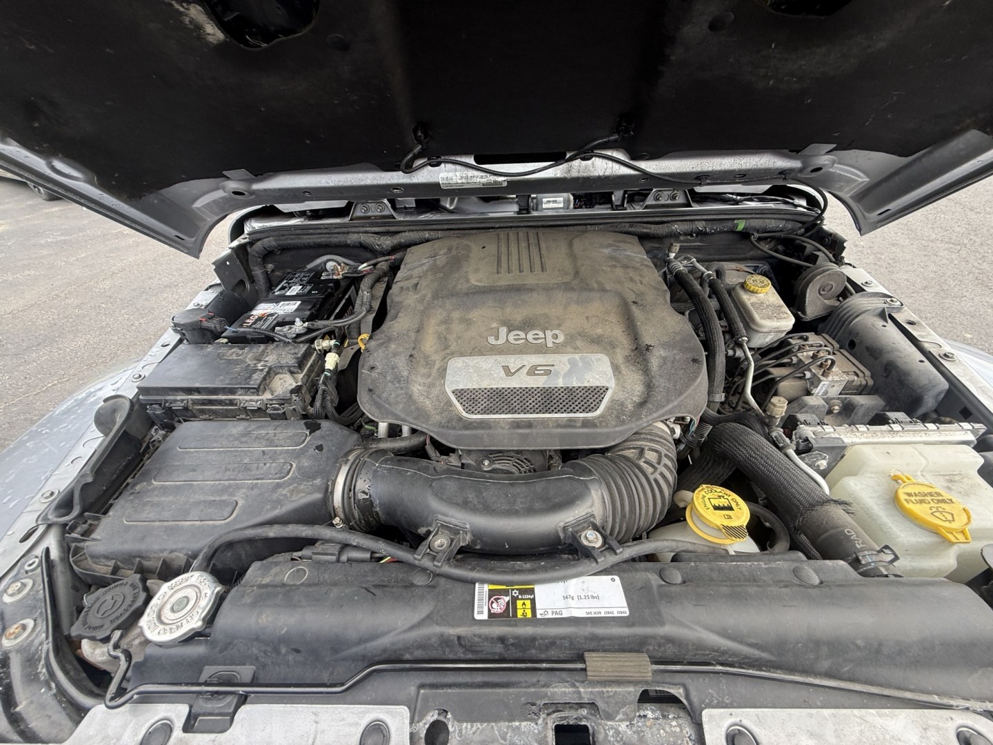 2016 Silver /Brown Jeep Wrangler Unlimited Sahara 4WD (1C4HJWEG5GL) with an 3.6L V6 DOHC 24V engine, Automatic transmission, located at 547 E. Main St., Orwell, OH, 44076, (440) 437-5893, 41.535435, -80.847855 - 2016 Jeep Wrangler Unlimited Sahara 75th Anniversary Edition 4WD – Special Edition with Premium Leather and Trail-Ready Capability! This 2016 Jeep Wrangler Unlimited Sahara 75th Anniversary Edition 4WD is a standout model that celebrates Jeep heritage with exclusive styling and premium upgrades.- Photo#8