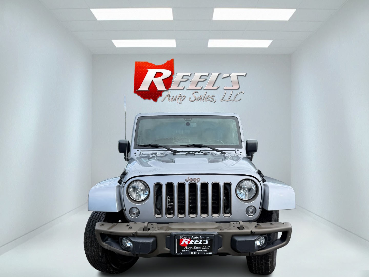 2016 Silver /Brown Jeep Wrangler Unlimited Sahara 4WD (1C4HJWEG5GL) with an 3.6L V6 DOHC 24V engine, Automatic transmission, located at 547 E. Main St., Orwell, OH, 44076, (440) 437-5893, 41.535435, -80.847855 - 2016 Jeep Wrangler Unlimited Sahara 75th Anniversary Edition 4WD – Special Edition with Premium Leather and Trail-Ready Capability! This 2016 Jeep Wrangler Unlimited Sahara 75th Anniversary Edition 4WD is a standout model that celebrates Jeep heritage with exclusive styling and premium upgrades.- Photo#1