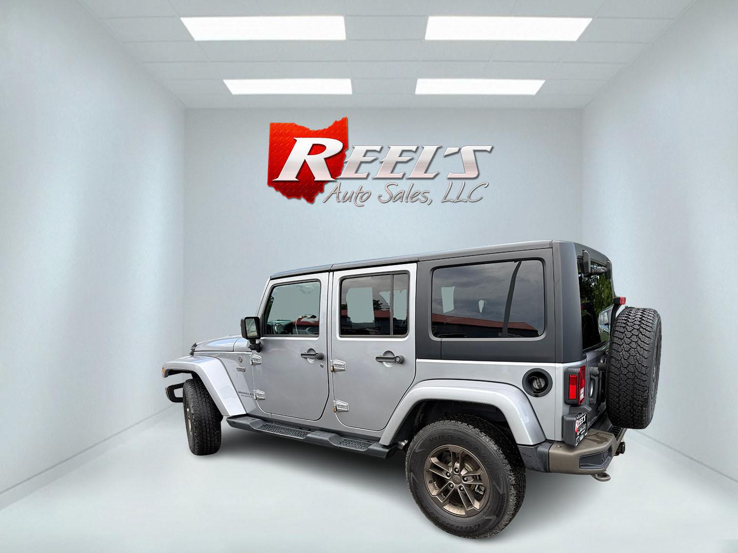 2016 Silver /Brown Jeep Wrangler Unlimited Sahara 4WD (1C4HJWEG5GL) with an 3.6L V6 DOHC 24V engine, Automatic transmission, located at 547 E. Main St., Orwell, OH, 44076, (440) 437-5893, 41.535435, -80.847855 - 2016 Jeep Wrangler Unlimited Sahara 75th Anniversary Edition 4WD – Special Edition with Premium Leather and Trail-Ready Capability! This 2016 Jeep Wrangler Unlimited Sahara 75th Anniversary Edition 4WD is a standout model that celebrates Jeep heritage with exclusive styling and premium upgrades.- Photo#32