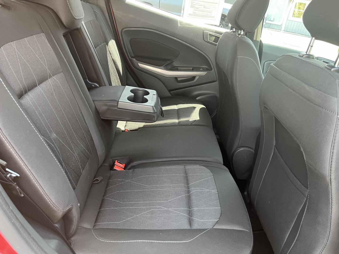 2020 Red /Black Ford EcoSport SE AWD (MAJ6S3GLXLC) with an 2.0L I4 DOHC 16V engine, Automatic transmission, located at 11115 Chardon Rd. , Chardon, OH, 44024, (440) 214-9705, 41.580246, -81.241943 - 2020 Ford EcoSport SE 4WD – Compact, Efficient, and Ready for Daily Adventures! This sharp 2020 Ford EcoSport SE 4WD is a fun, practical, and fuel-efficient small SUV that’s perfect for city driving and weekend getaways. Powered by a responsive 2.0L I4 Duratec engine paired with a smooth 6-spee- Photo#32