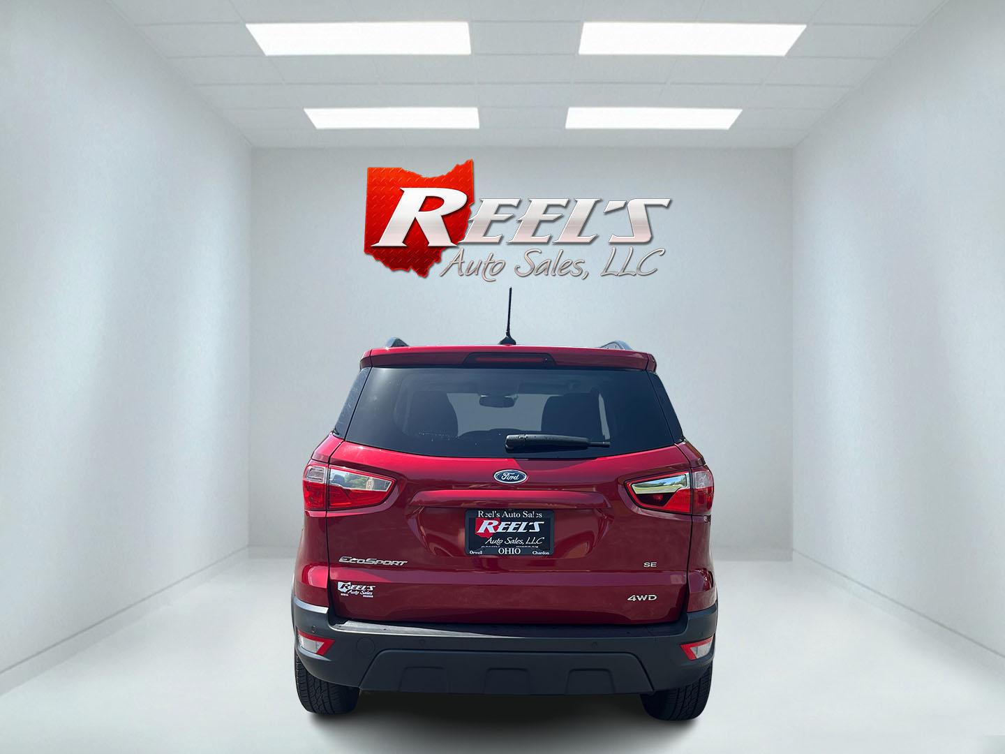 2020 Red /Black Ford EcoSport SE AWD (MAJ6S3GLXLC) with an 2.0L I4 DOHC 16V engine, Automatic transmission, located at 11115 Chardon Rd. , Chardon, OH, 44024, (440) 214-9705, 41.580246, -81.241943 - 2020 Ford EcoSport SE 4WD – Compact, Efficient, and Ready for Daily Adventures! This sharp 2020 Ford EcoSport SE 4WD is a fun, practical, and fuel-efficient small SUV that’s perfect for city driving and weekend getaways. Powered by a responsive 2.0L I4 Duratec engine paired with a smooth 6-spee- Photo#8