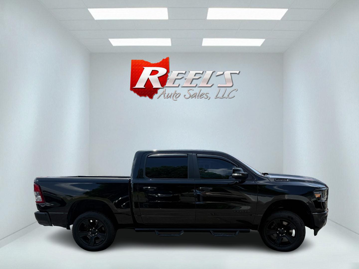 2020 Black /Black RAM 1500 Big Horn Crew Cab SWB 4WD (1C6SRFFT5LN) with an 5.7L V8 OHV 16V engine, Automatic transmission, located at 547 E. Main St., Orwell, OH, 44076, (440) 437-5893, 41.535435, -80.847855 - 2020 Ram 1500 Big Horn Crew Cab 4WD – Night Edition with HEMI Power and Strong Towing Capability! This 2020 Ram 1500 Big Horn Crew Cab 4WD is a sharp, well-equipped full-size truck that blends modern style with real capability. Powered by the legendary 5.7L HEMI V8 engine paired with a smooth 8-s- Photo#32