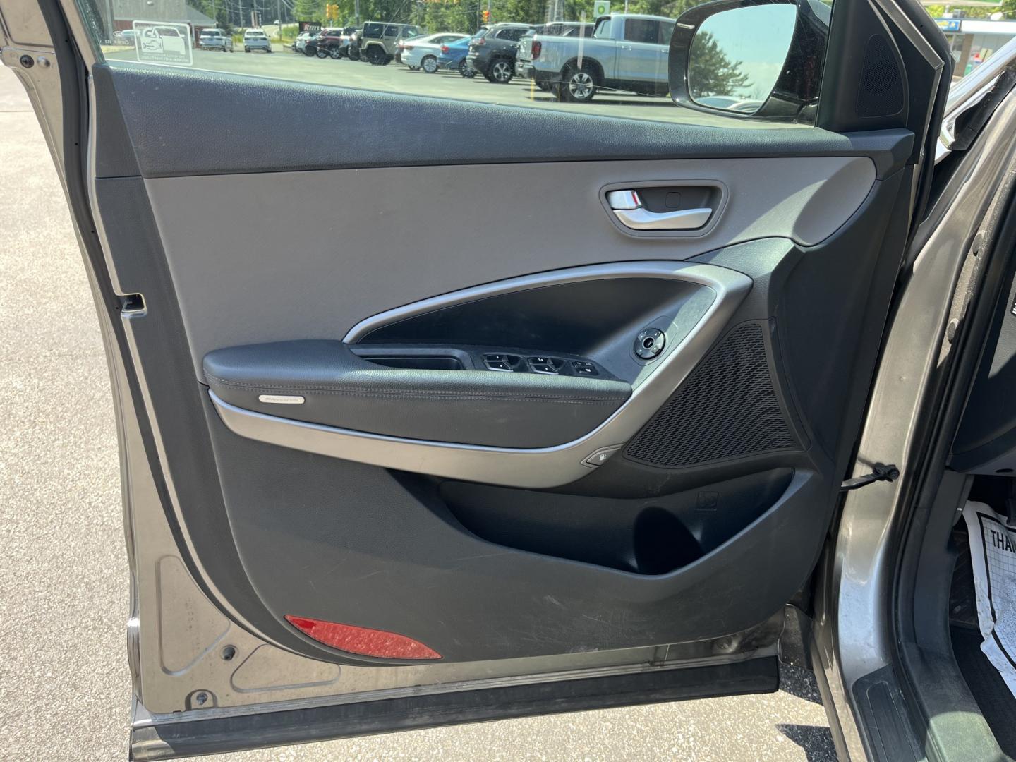 2013 Gray /Black Hyundai Santa Fe Sport 2.4 FWD (5XYZT3LB8DG) with an 2.4L I4 DOHC 16V engine, Automatic transmission, located at 11115 Chardon Rd. , Chardon, OH, 44024, (440) 214-9705, 41.580246, -81.241943 - 2013 Hyundai Santa Fe Sport FWD – Efficient, Versatile, and Ready for Daily Driving! This 2013 Hyundai Santa Fe Sport FWD is a practical and fuel-efficient compact crossover that offers great value and everyday usability. Powered by a responsive 2.4L GDI engine paired with a smooth 6-speed automa- Photo#15