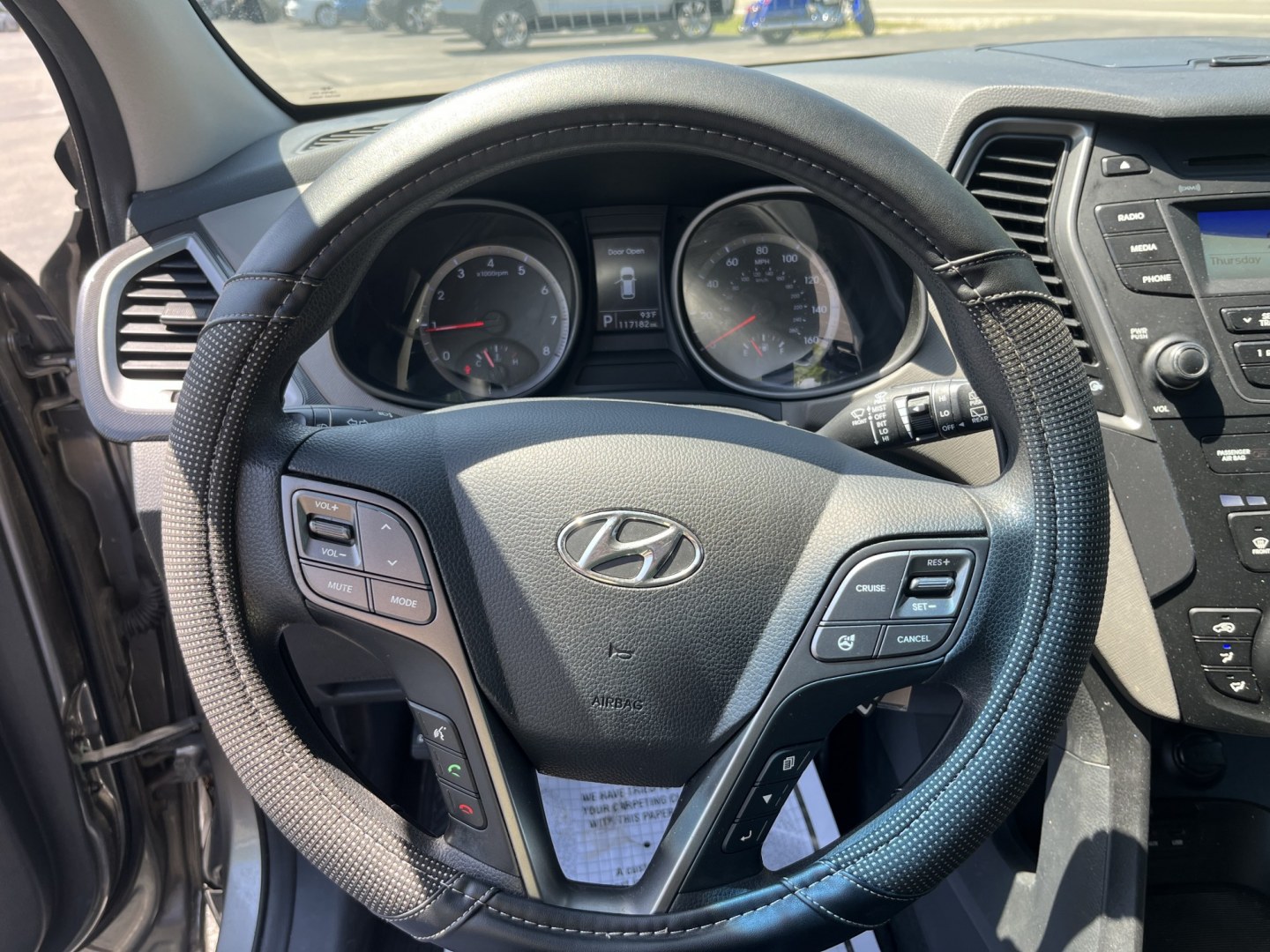 2013 Gray /Black Hyundai Santa Fe Sport 2.4 FWD (5XYZT3LB8DG) with an 2.4L I4 DOHC 16V engine, Automatic transmission, located at 11115 Chardon Rd. , Chardon, OH, 44024, (440) 214-9705, 41.580246, -81.241943 - 2013 Hyundai Santa Fe Sport FWD – Efficient, Versatile, and Ready for Daily Driving! This 2013 Hyundai Santa Fe Sport FWD is a practical and fuel-efficient compact crossover that offers great value and everyday usability. Powered by a responsive 2.4L GDI engine paired with a smooth 6-speed automa- Photo#18