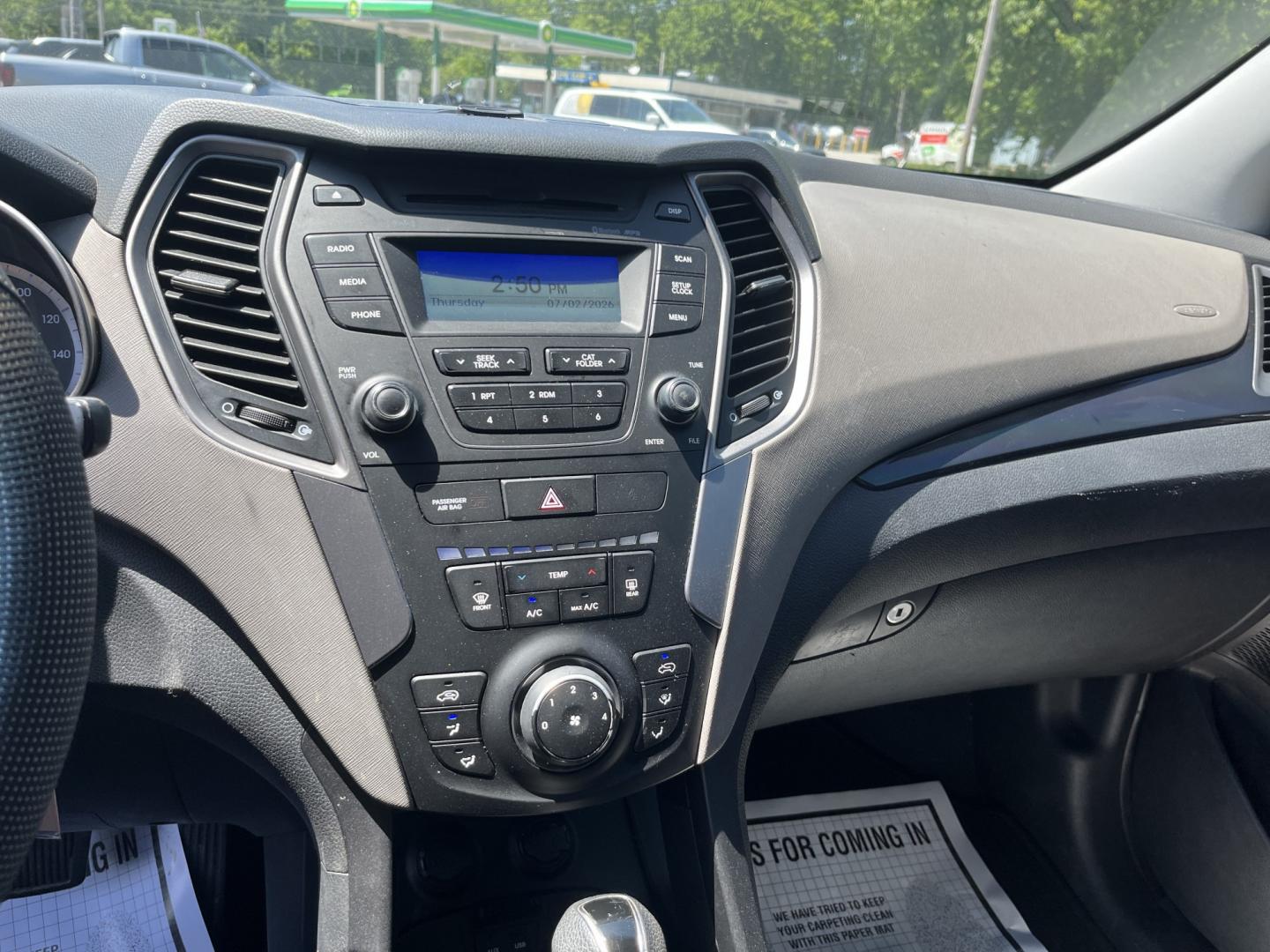 2013 Gray /Black Hyundai Santa Fe Sport 2.4 FWD (5XYZT3LB8DG) with an 2.4L I4 DOHC 16V engine, Automatic transmission, located at 11115 Chardon Rd. , Chardon, OH, 44024, (440) 214-9705, 41.580246, -81.241943 - 2013 Hyundai Santa Fe Sport FWD – Efficient, Versatile, and Ready for Daily Driving! This 2013 Hyundai Santa Fe Sport FWD is a practical and fuel-efficient compact crossover that offers great value and everyday usability. Powered by a responsive 2.4L GDI engine paired with a smooth 6-speed automa- Photo#22