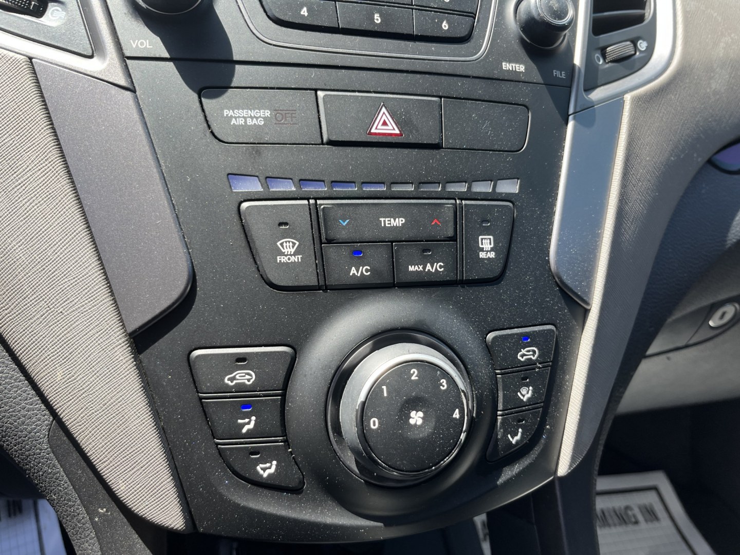 2013 Gray /Black Hyundai Santa Fe Sport 2.4 FWD (5XYZT3LB8DG) with an 2.4L I4 DOHC 16V engine, Automatic transmission, located at 11115 Chardon Rd. , Chardon, OH, 44024, (440) 214-9705, 41.580246, -81.241943 - 2013 Hyundai Santa Fe Sport FWD – Efficient, Versatile, and Ready for Daily Driving! This 2013 Hyundai Santa Fe Sport FWD is a practical and fuel-efficient compact crossover that offers great value and everyday usability. Powered by a responsive 2.4L GDI engine paired with a smooth 6-speed automa- Photo#24
