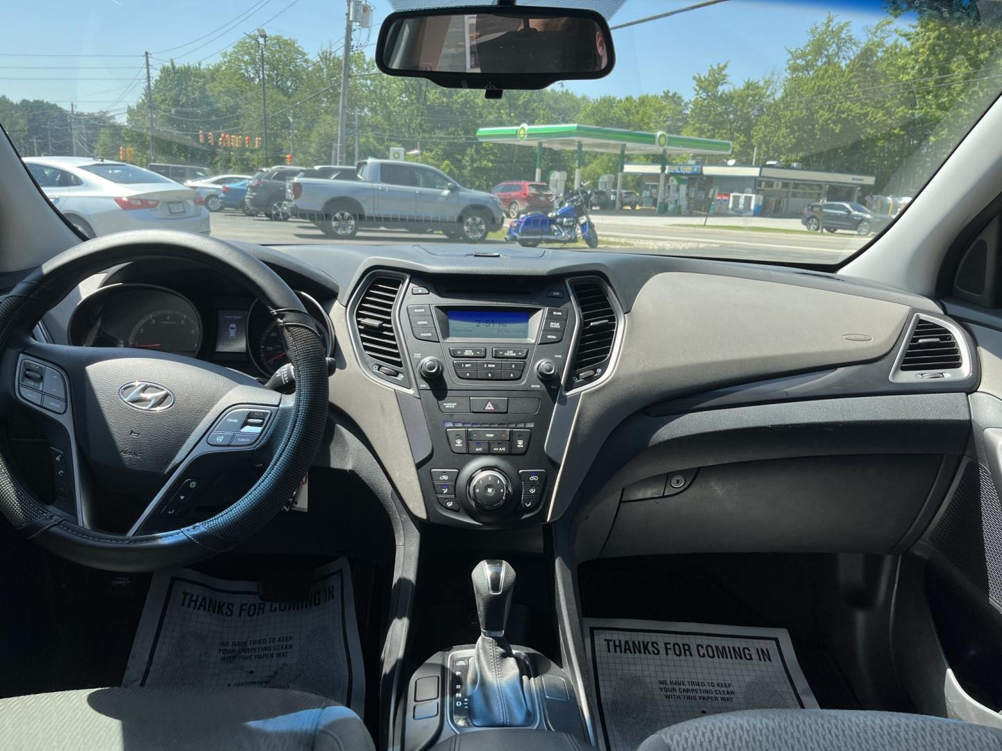 2013 Gray /Black Hyundai Santa Fe Sport 2.4 FWD (5XYZT3LB8DG) with an 2.4L I4 DOHC 16V engine, Automatic transmission, located at 11115 Chardon Rd. , Chardon, OH, 44024, (440) 214-9705, 41.580246, -81.241943 - 2013 Hyundai Santa Fe Sport FWD – Efficient, Versatile, and Ready for Daily Driving! This 2013 Hyundai Santa Fe Sport FWD is a practical and fuel-efficient compact crossover that offers great value and everyday usability. Powered by a responsive 2.4L GDI engine paired with a smooth 6-speed automa- Photo#29