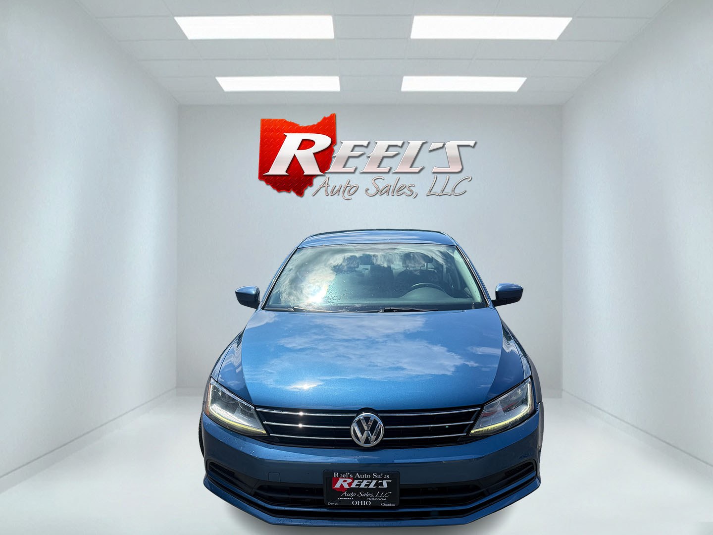 2017 Blue /Gray Volkswagen Jetta S 6A (3VW2B7AJ9HM) with an 1.4L I4 DOHC 16V TURBO engine, Automatic transmission, located at 547 E. Main St., Orwell, OH, 44076, (440) 437-5893, 41.535435, -80.847855 - 2017 Volkswagen Jetta S 6A – Efficient Turbo Sedan with Sport Mode and Modern Tech! This clean 2017 Volkswagen Jetta S 6A is a sharp, fuel-efficient compact sedan that’s perfect for daily commuting and highway cruising. Powered by a responsive 1.4L Turbocharged I4 engine paired with a smooth 6-- Photo#1