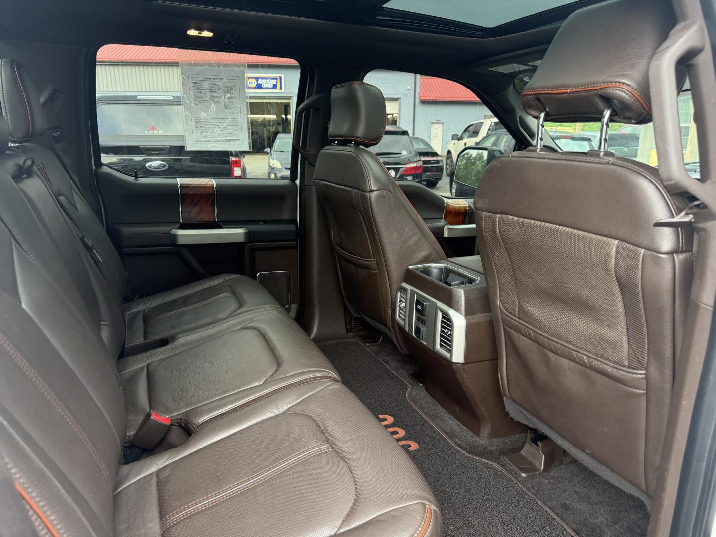 2016 White /Brown Ford F-150 King Ranch SuperCrew 5.5-ft. Bed 4WD (1FTEW1EG3GF) with an 3.5L V6 Twin Turbo engine, 6-Speed Automatic transmission, located at 547 E. Main St., Orwell, OH, 44076, (440) 437-5893, 41.535435, -80.847855 - 2016 Ford F-150 King Ranch Crew Cab 4WD – Luxury Meets Capability with Massive Towing Power! This 2016 Ford F-150 King Ranch Crew Cab 4WD is a top-tier luxury truck that combines premium western styling with serious work capability. Powered by the potent 3.5L Twin-Turbo EcoBoost V6 engine paired- Photo#41