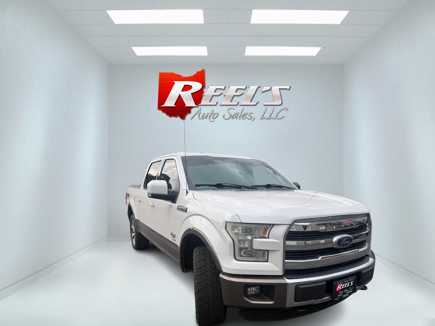 2016 White /Brown Ford F-150 King Ranch SuperCrew 5.5-ft. Bed 4WD (1FTEW1EG3GF) with an 3.5L V6 Twin Turbo engine, 6-Speed Automatic transmission, located at 547 E. Main St., Orwell, OH, 44076, (440) 437-5893, 41.535435, -80.847855 - 2016 Ford F-150 King Ranch Crew Cab 4WD – Luxury Meets Capability with Massive Towing Power! This 2016 Ford F-150 King Ranch Crew Cab 4WD is a top-tier luxury truck that combines premium western styling with serious work capability. Powered by the potent 3.5L Twin-Turbo EcoBoost V6 engine paired- Photo#2