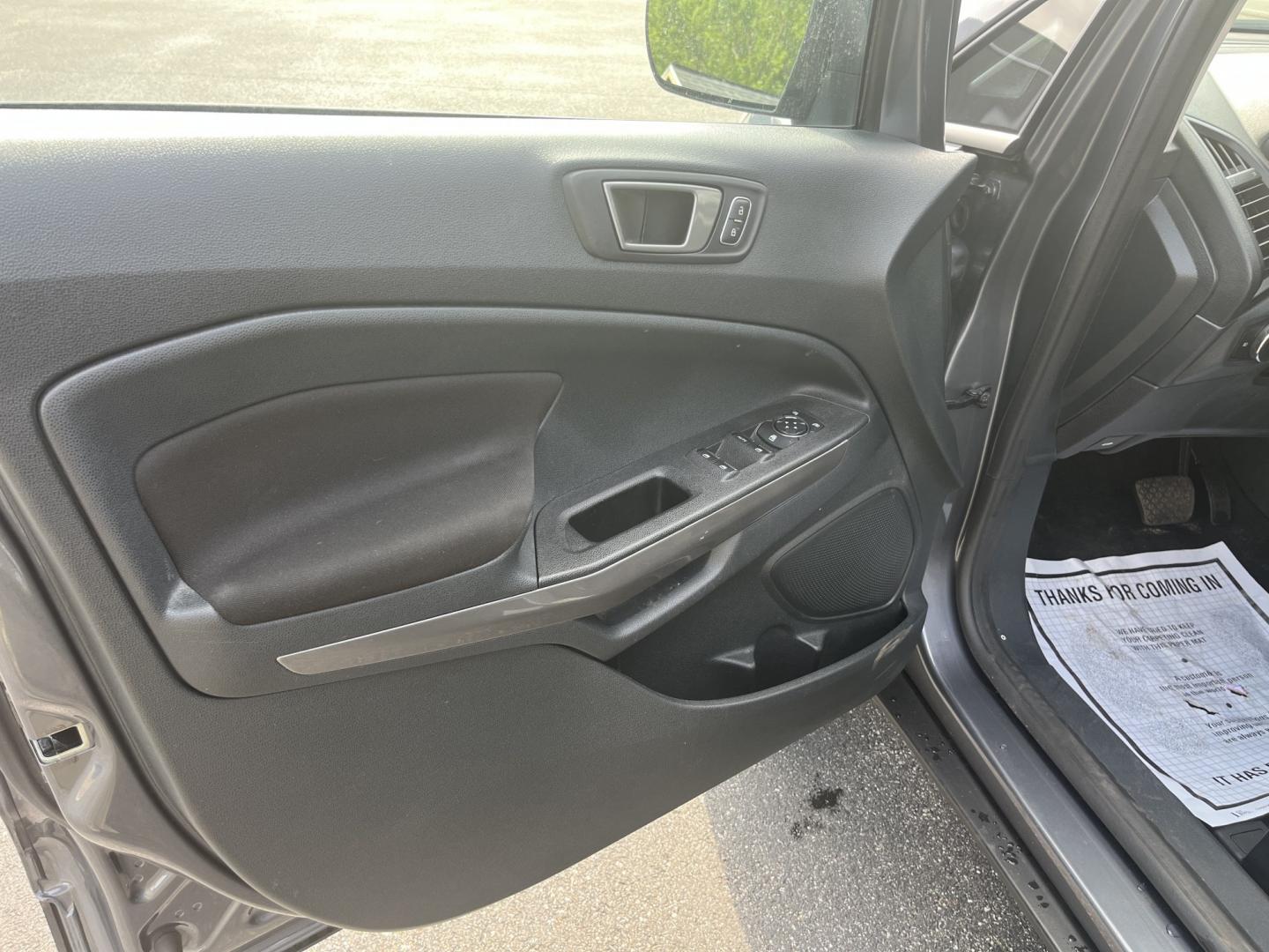 2022 Gray /Black Ford EcoSport SE AWD (MAJ6S3GL0NC) with an 2.0L I4 DOHC 16V engine, Automatic transmission, located at 11115 Chardon Rd. , Chardon, OH, 44024, (440) 214-9705, 41.580246, -81.241943 - 2022 Ford EcoSport SE 4WD – Efficient, Low-Mileage Compact SUV with Premium Features! This sharp 2022 Ford EcoSport SE 4WD is a fun, practical, and fuel-efficient small SUV with very low miles. Powered by a responsive 2.0L I4 Duratec engine paired with a smooth 6-speed automatic transmission and- Photo#14