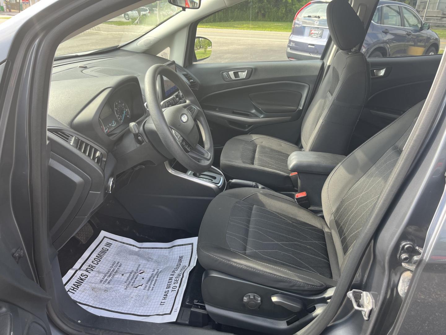 2022 Gray /Black Ford EcoSport SE AWD (MAJ6S3GL0NC) with an 2.0L I4 DOHC 16V engine, Automatic transmission, located at 11115 Chardon Rd. , Chardon, OH, 44024, (440) 214-9705, 41.580246, -81.241943 - 2022 Ford EcoSport SE 4WD – Efficient, Low-Mileage Compact SUV with Premium Features! This sharp 2022 Ford EcoSport SE 4WD is a fun, practical, and fuel-efficient small SUV with very low miles. Powered by a responsive 2.0L I4 Duratec engine paired with a smooth 6-speed automatic transmission and- Photo#16