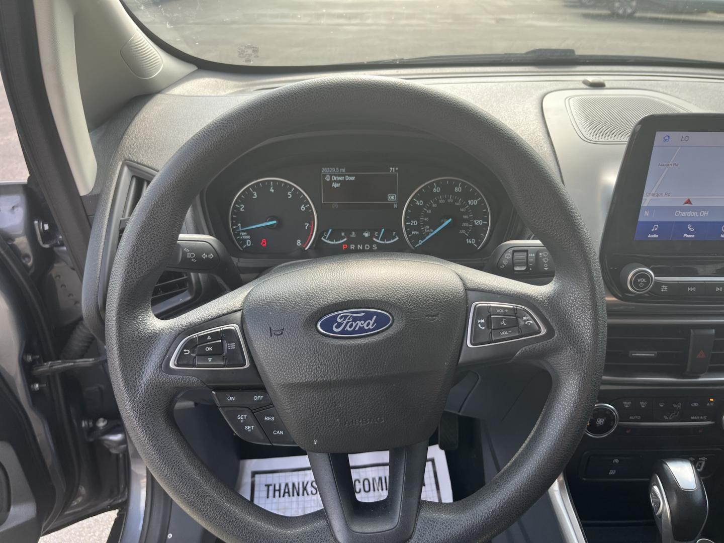 2022 Gray /Black Ford EcoSport SE AWD (MAJ6S3GL0NC) with an 2.0L I4 DOHC 16V engine, Automatic transmission, located at 11115 Chardon Rd. , Chardon, OH, 44024, (440) 214-9705, 41.580246, -81.241943 - 2022 Ford EcoSport SE 4WD – Efficient, Low-Mileage Compact SUV with Premium Features! This sharp 2022 Ford EcoSport SE 4WD is a fun, practical, and fuel-efficient small SUV with very low miles. Powered by a responsive 2.0L I4 Duratec engine paired with a smooth 6-speed automatic transmission and- Photo#17