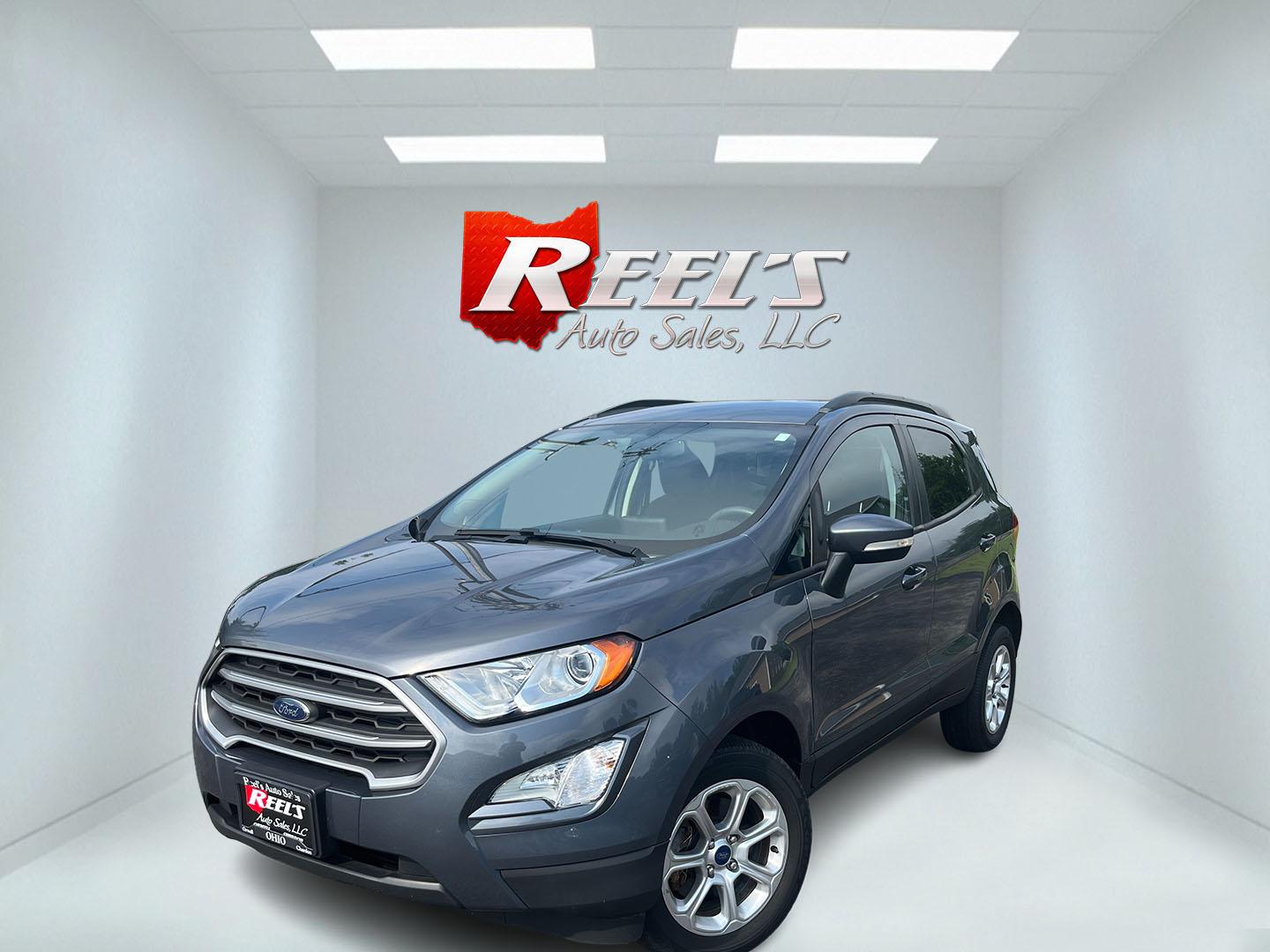 2022 Gray /Black Ford EcoSport SE AWD (MAJ6S3GL0NC) with an 2.0L I4 DOHC 16V engine, Automatic transmission, located at 11115 Chardon Rd. , Chardon, OH, 44024, (440) 214-9705, 41.580246, -81.241943 - 2022 Ford EcoSport SE 4WD – Efficient, Low-Mileage Compact SUV with Premium Features! This sharp 2022 Ford EcoSport SE 4WD is a fun, practical, and fuel-efficient small SUV with very low miles. Powered by a responsive 2.0L I4 Duratec engine paired with a smooth 6-speed automatic transmission and- Photo#0