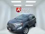 2022 Gray /Black Ford EcoSport SE AWD (MAJ6S3GL0NC) with an 2.0L I4 DOHC 16V engine, Automatic transmission, located at 11115 Chardon Rd. , Chardon, OH, 44024, (440) 214-9705, 41.580246, -81.241943 - 2022 Ford EcoSport SE 4WD – Efficient, Low-Mileage Compact SUV with Premium Features! This sharp 2022 Ford EcoSport SE 4WD is a fun, practical, and fuel-efficient small SUV with very low miles. Powered by a responsive 2.0L I4 Duratec engine paired with a smooth 6-speed automatic transmission and- Photo#0