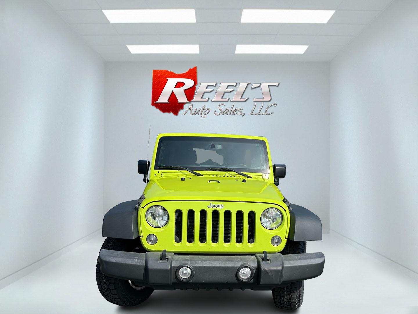 2016 Green /Black Jeep Wrangler Unlimited Sport S 4WD (1C4HJWDG9GL) with an 3.6L V6 DOHC 24V engine, Automatic transmission, located at 11115 Chardon Rd. , Chardon, OH, 44024, (440) 214-9705, 41.580246, -81.241943 - 2016 Jeep Wrangler Unlimited Sport S 4WD – New Mexico Jeep with Hyper Green Color and Fresh Kenda A/T Tires! This 2016 Jeep Wrangler Unlimited Sport S is a clean, capable 4-door ready for trails, daily driving, or weekend adventures. Powered by the reliable 3.6L Pentastar V6 engine paired with a- Photo#1