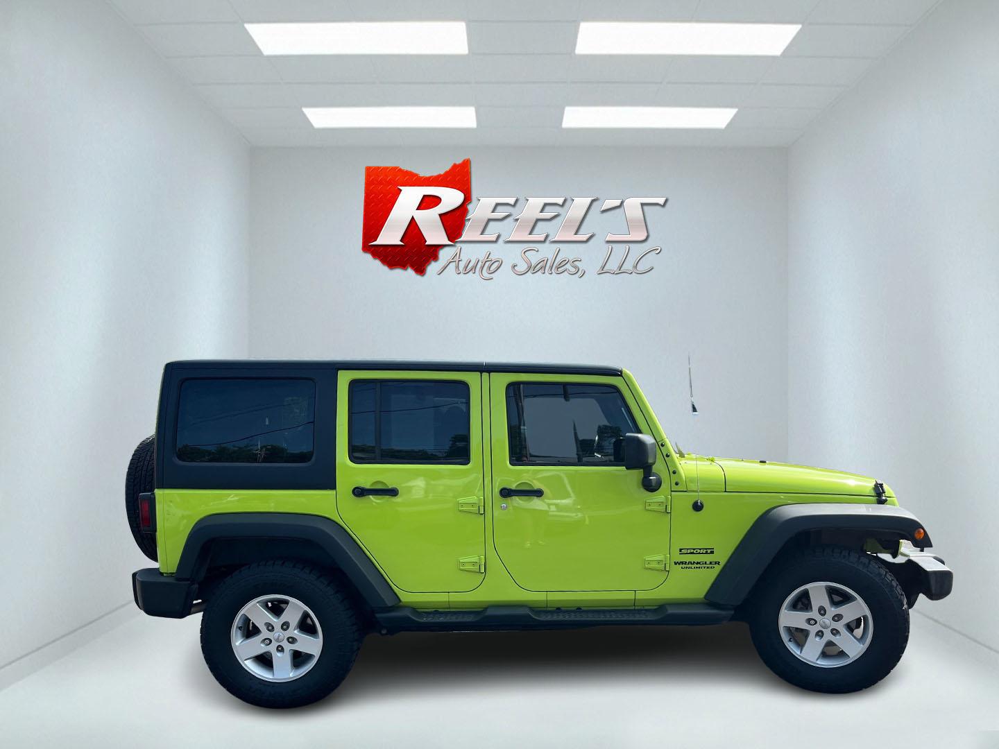 2016 Green /Black Jeep Wrangler Unlimited Sport S 4WD (1C4HJWDG9GL) with an 3.6L V6 DOHC 24V engine, Automatic transmission, located at 11115 Chardon Rd. , Chardon, OH, 44024, (440) 214-9705, 41.580246, -81.241943 - 2016 Jeep Wrangler Unlimited Sport S 4WD – New Mexico Jeep with Hyper Green Color and Fresh Kenda A/T Tires! This 2016 Jeep Wrangler Unlimited Sport S is a clean, capable 4-door ready for trails, daily driving, or weekend adventures. Powered by the reliable 3.6L Pentastar V6 engine paired with a- Photo#5