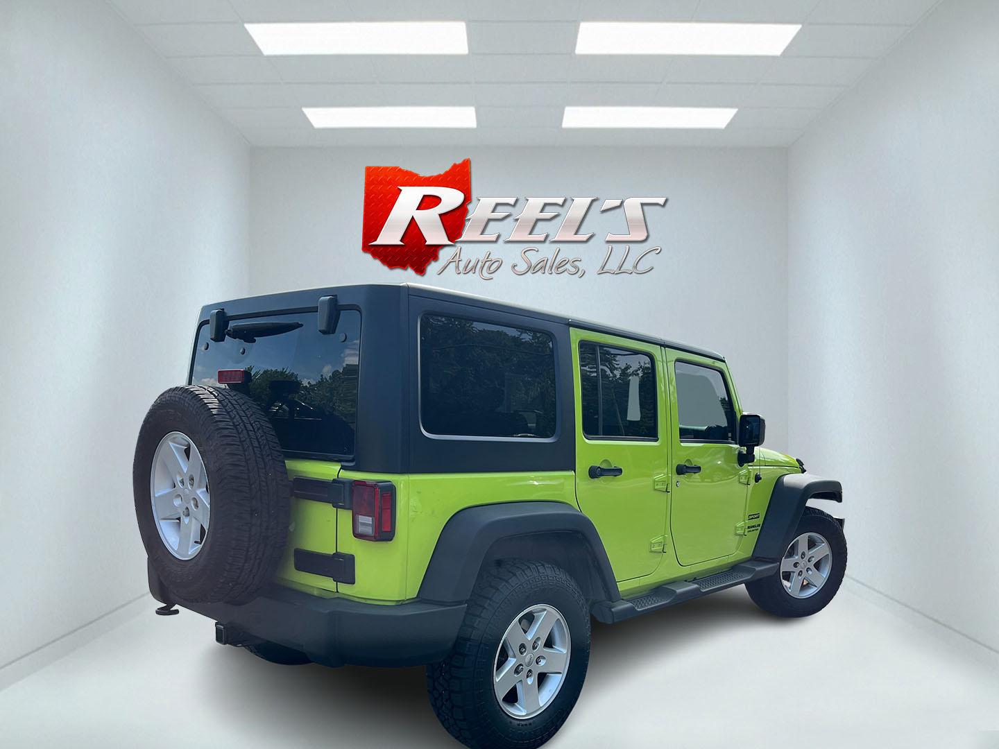 2016 Green /Black Jeep Wrangler Unlimited Sport S 4WD (1C4HJWDG9GL) with an 3.6L V6 DOHC 24V engine, Automatic transmission, located at 11115 Chardon Rd. , Chardon, OH, 44024, (440) 214-9705, 41.580246, -81.241943 - 2016 Jeep Wrangler Unlimited Sport S 4WD – New Mexico Jeep with Hyper Green Color and Fresh Kenda A/T Tires! This 2016 Jeep Wrangler Unlimited Sport S is a clean, capable 4-door ready for trails, daily driving, or weekend adventures. Powered by the reliable 3.6L Pentastar V6 engine paired with a- Photo#6