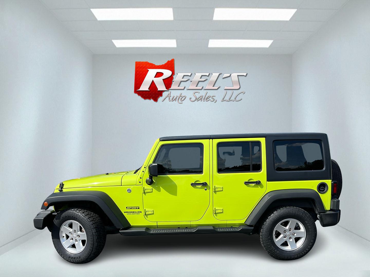 2016 Green /Black Jeep Wrangler Unlimited Sport S 4WD (1C4HJWDG9GL) with an 3.6L V6 DOHC 24V engine, Automatic transmission, located at 11115 Chardon Rd. , Chardon, OH, 44024, (440) 214-9705, 41.580246, -81.241943 - 2016 Jeep Wrangler Unlimited Sport S 4WD – New Mexico Jeep with Hyper Green Color and Fresh Kenda A/T Tires! This 2016 Jeep Wrangler Unlimited Sport S is a clean, capable 4-door ready for trails, daily driving, or weekend adventures. Powered by the reliable 3.6L Pentastar V6 engine paired with a- Photo#11