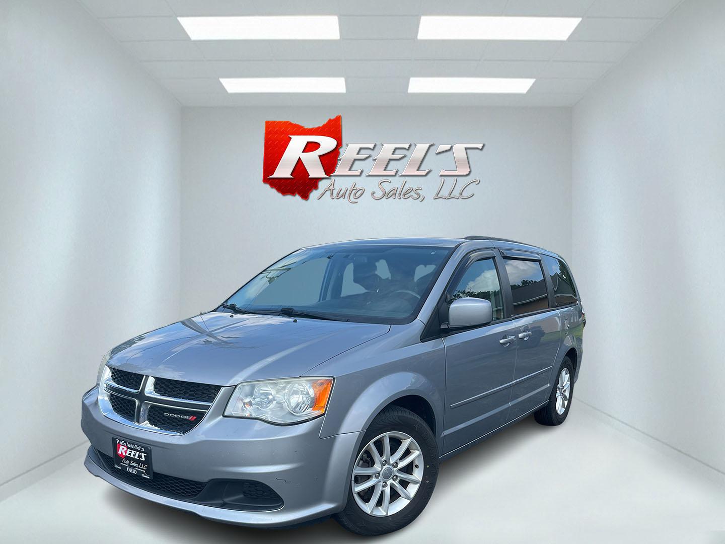 2013 Silver /Black Dodge Grand Caravan SXT (2C4RDGCG8DR) with an 3.6L V6 DOHC 24V FFV engine, Automatic transmission, located at 11115 Chardon Rd. , Chardon, OH, 44024, (440) 214-9705, 41.580246, -81.241943 - 2013 Dodge Grand Caravan SXT – Spacious Family Minivan with Stow ’n Go and Rear Entertainment! This 2013 Dodge Grand Caravan SXT is a practical and family-friendly minivan that offers generous space and versatile seating. Powered by a smooth 3.6L Pentastar V6 engine paired with a responsive 6-s- Photo#0