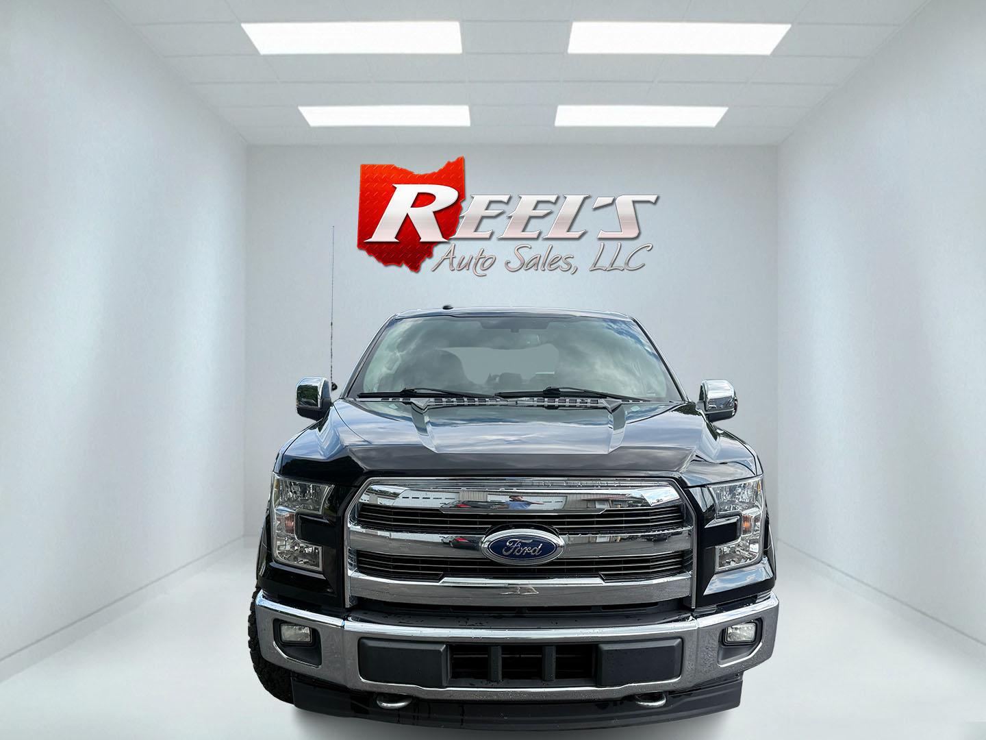 2017 Black /Black Ford F-150 Lariat SuperCrew 5.5-ft. Bed 4WD (1FTEW1EG6HF) with an 3.5L V6 Twin Turbo engine, Automatic transmission, located at 547 E. Main St., Orwell, OH, 44076, (440) 437-5893, 41.535435, -80.847855 - 2017 Ford F-150 Lariat Crew Cab 4WD – Loaded Luxury Truck with Twin-Turbo Power and Massive Towing! This 2017 Ford F-150 Lariat Crew Cab 4WD is a premium, well-equipped full-size truck that offers luxury comfort and serious capability. Powered by the potent 3.5L Twin-Turbo EcoBoost V6 engine pair- Photo#1