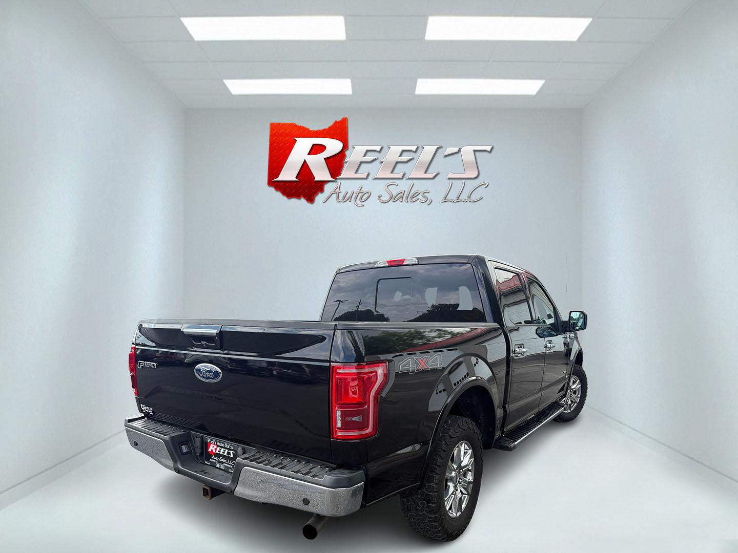 2017 Black /Black Ford F-150 Lariat SuperCrew 5.5-ft. Bed 4WD (1FTEW1EG6HF) with an 3.5L V6 Twin Turbo engine, Automatic transmission, located at 547 E. Main St., Orwell, OH, 44076, (440) 437-5893, 41.535435, -80.847855 - 2017 Ford F-150 Lariat Crew Cab 4WD – Loaded Luxury Truck with Twin-Turbo Power and Massive Towing! This 2017 Ford F-150 Lariat Crew Cab 4WD is a premium, well-equipped full-size truck that offers luxury comfort and serious capability. Powered by the potent 3.5L Twin-Turbo EcoBoost V6 engine pair- Photo#36