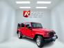 2014 Red /Black Jeep Wrangler Unlimited Sahara 4WD (1C4BJWEG7EL) with an 3.6L V6 DOHC 24V FFV engine, 5-Speed Automatic transmission, located at 547 E. Main St., Orwell, OH, 44076, (440) 437-5893, 41.535435, -80.847855 - 2014 Jeep Wrangler Unlimited Sahara 4WD – Flame Red with Trail Rated Capability and Classic Wrangler Style! This 2014 Jeep Wrangler Unlimited Sahara is a clean and capable 4-door ready for trails, daily driving, or weekend adventures. Powered by the reliable 3.6L Pentastar V6 engine paired with a- Photo#2