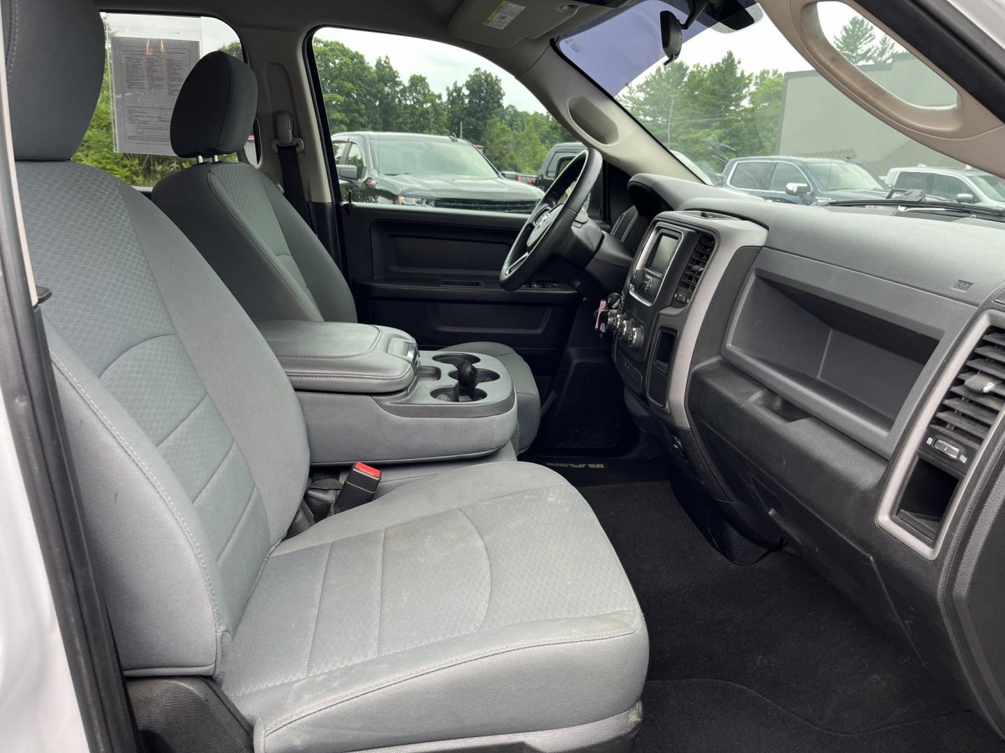 2018 White /Black RAM 1500 Express Quad Cab 4WD (1C6RR7FT2JS) with an 5.7L V8 OHV 16V engine, Automatic transmission, located at 547 E. Main St., Orwell, OH, 44076, (440) 437-5893, 41.535435, -80.847855 - 2018 Ram 1500 Express Quad Cab 4WD – HEMI Power with Fresh All Terrain Tires and Strong Towing! This 2018 Ram 1500 Express Quad Cab 4WD is a clean, capable full-size truck that’s ready for work or weekend duty. Powered by the strong 5.7L HEMI V8 engine paired with a smooth 8-speed automatic tran- Photo#32