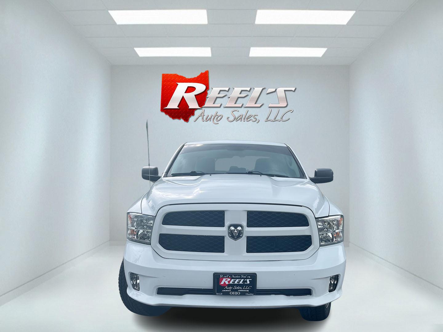 2018 White /Black RAM 1500 Express Quad Cab 4WD (1C6RR7FT2JS) with an 5.7L V8 OHV 16V engine, Automatic transmission, located at 547 E. Main St., Orwell, OH, 44076, (440) 437-5893, 41.535435, -80.847855 - 2018 Ram 1500 Express Quad Cab 4WD – HEMI Power with Fresh All Terrain Tires and Strong Towing! This 2018 Ram 1500 Express Quad Cab 4WD is a clean, capable full-size truck that’s ready for work or weekend duty. Powered by the strong 5.7L HEMI V8 engine paired with a smooth 8-speed automatic tran- Photo#1