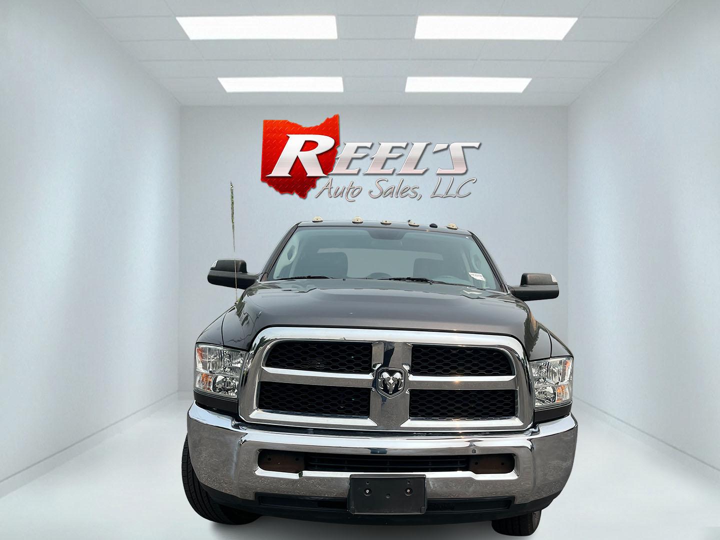 2018 Gray /Black RAM 2500 Tradesman Crew Cab SWB 4WD (3C6UR5CJ4JG) with an 6.4L V8 engine, Automatic transmission, located at 11115 Chardon Rd. , Chardon, OH, 44024, (440) 214-9705, 41.580246, -81.241943 - 2018 Ram 2500 Tradesman Crew Cab 4WD – Maryland Truck – Heavy-Duty HEMI Power with Snow Chief Package and Strong Towing! This 2018 Ram 2500 Tradesman Crew Cab 4WD is a tough, work-ready heavy-duty truck with great capability. Powered by a strong 6.4L HEMI V8 engine paired with a durable 6-speed- Photo#1